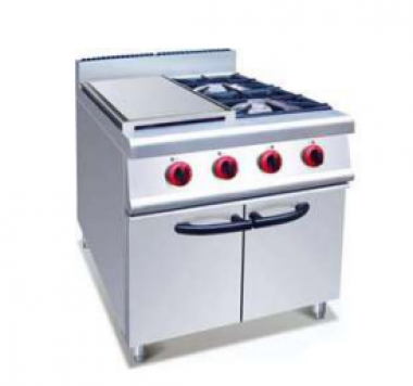 Gas Range 4 Burner With Cabinet (Griddle)