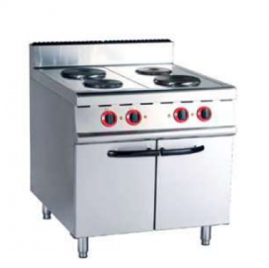 Electric 4-plate Cooker With Cabinet