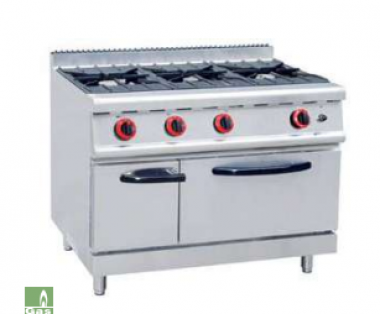 Gas Range With 3 Burner & Oven