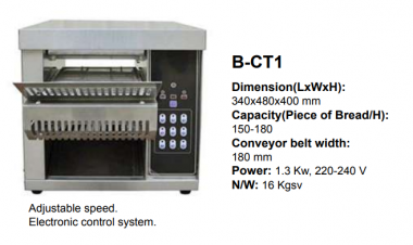 LÒ NƯỚNG ĐIỆN B-CT1/B-CT2/B-CT3