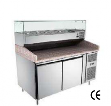 Refrigerated Pizza Table CK-SPZM2-800