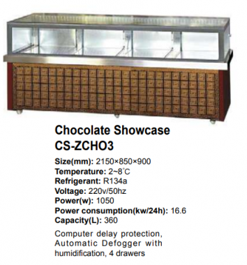 Chocolate Showcase CS-ZCHO3