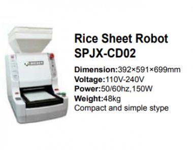 Rice Sheet Robot SPJX-CD02