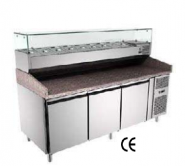 Refrigerated Pizza Table CK-SPZM3-800